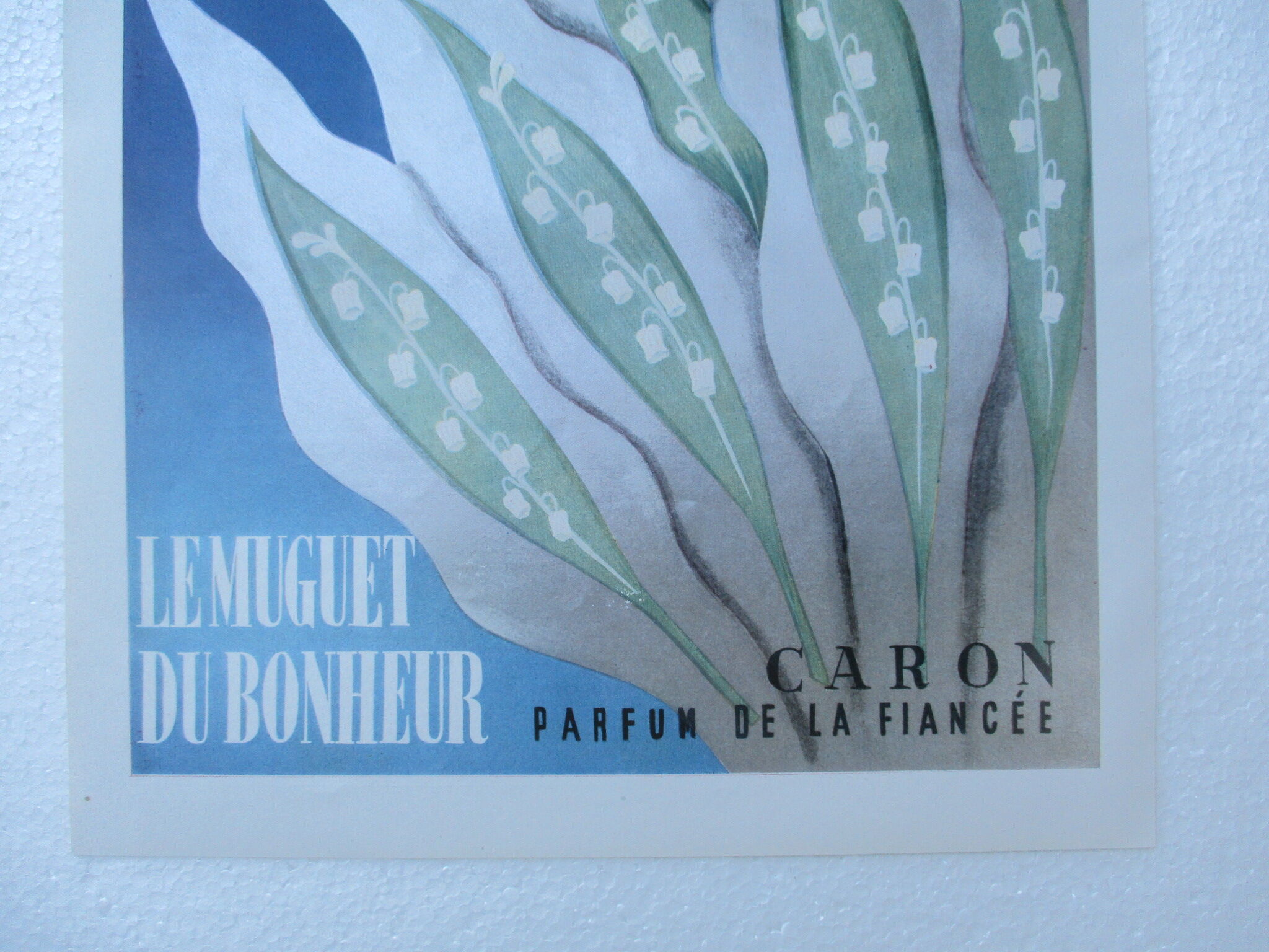 Advertising Caron, perfume of the bride -50s
