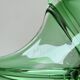 Sculptural Green Murano Style Glass Bowl