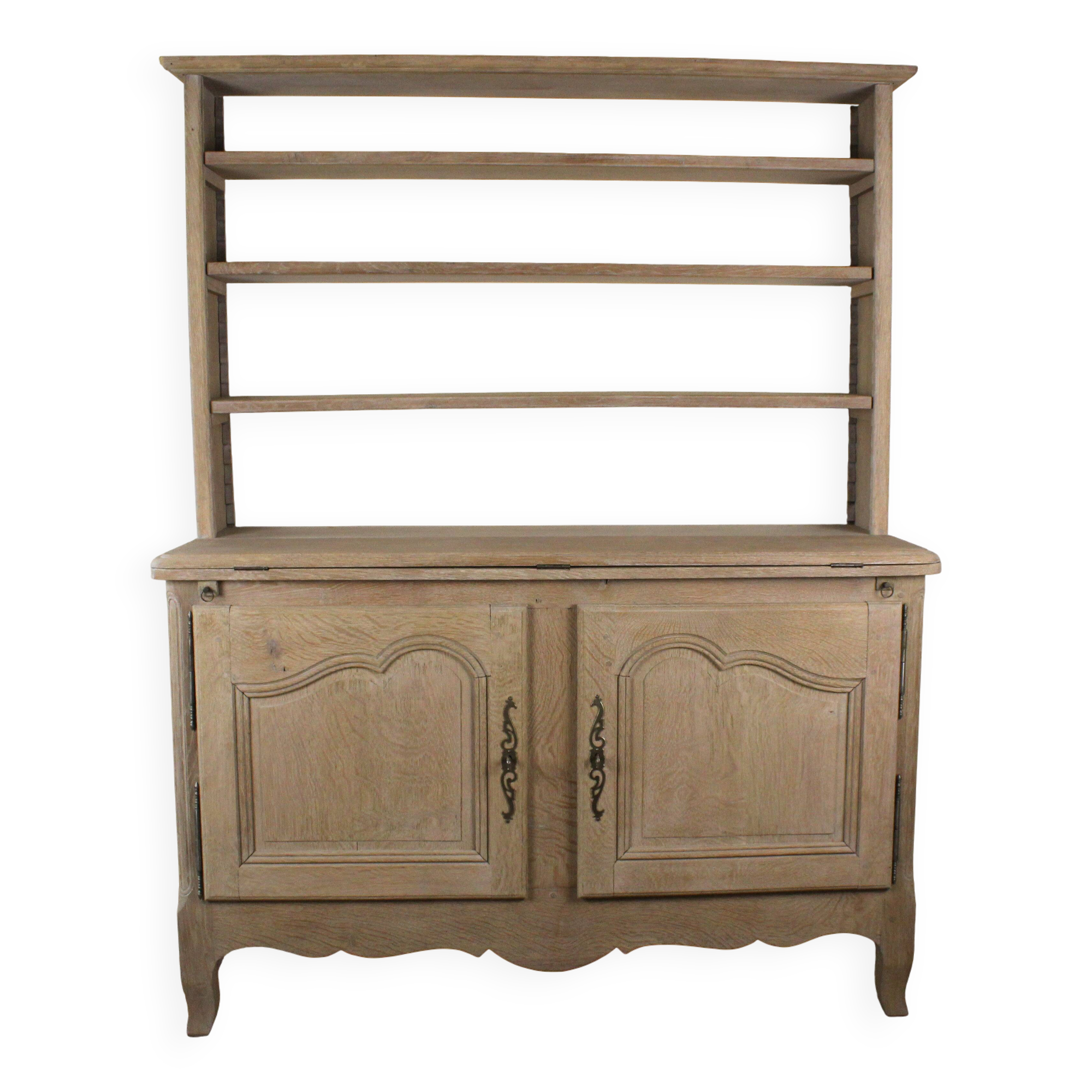 Solid oak patinated sideboard/desk