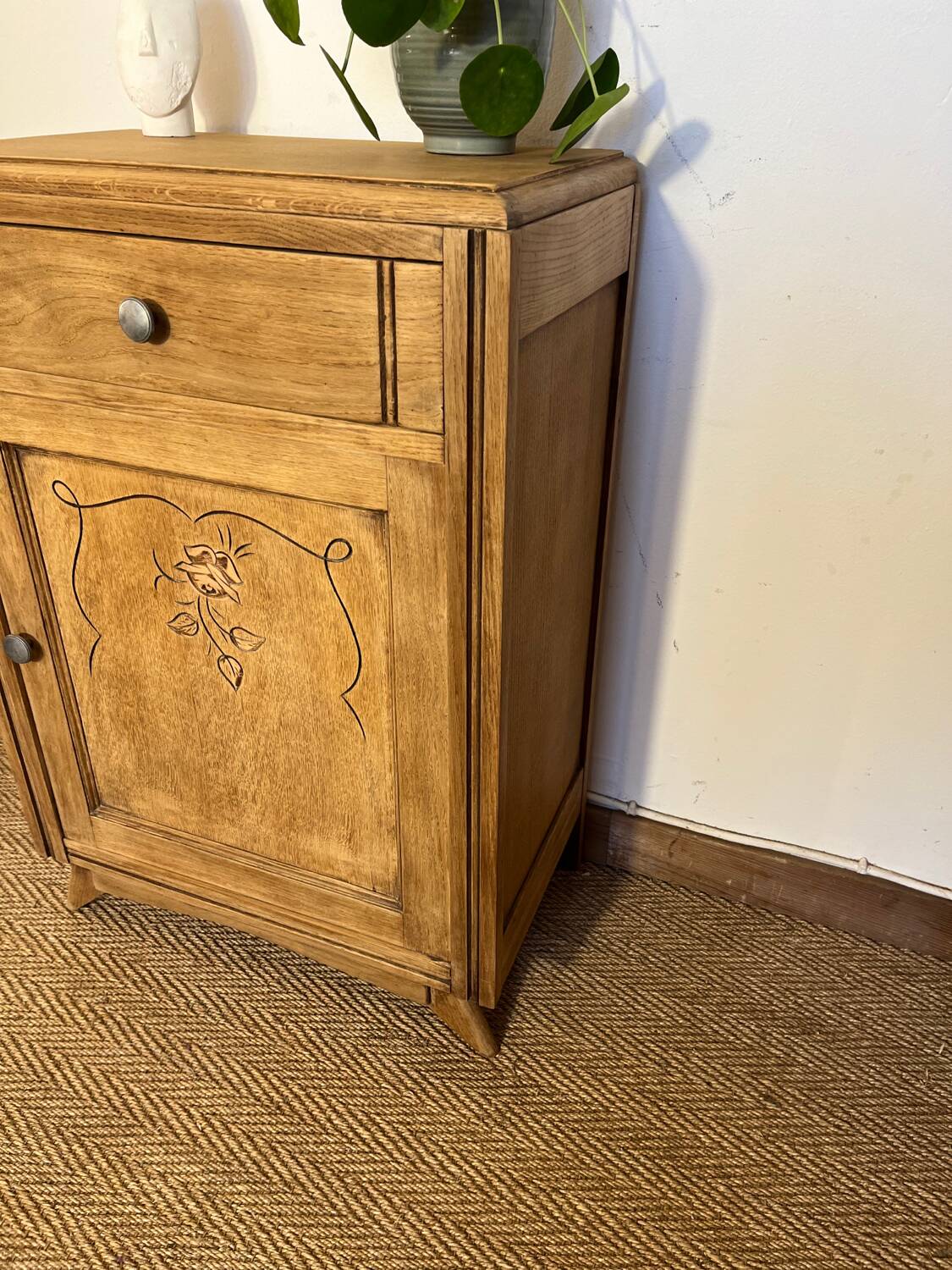 Confiturier vintage solid wood storage unit