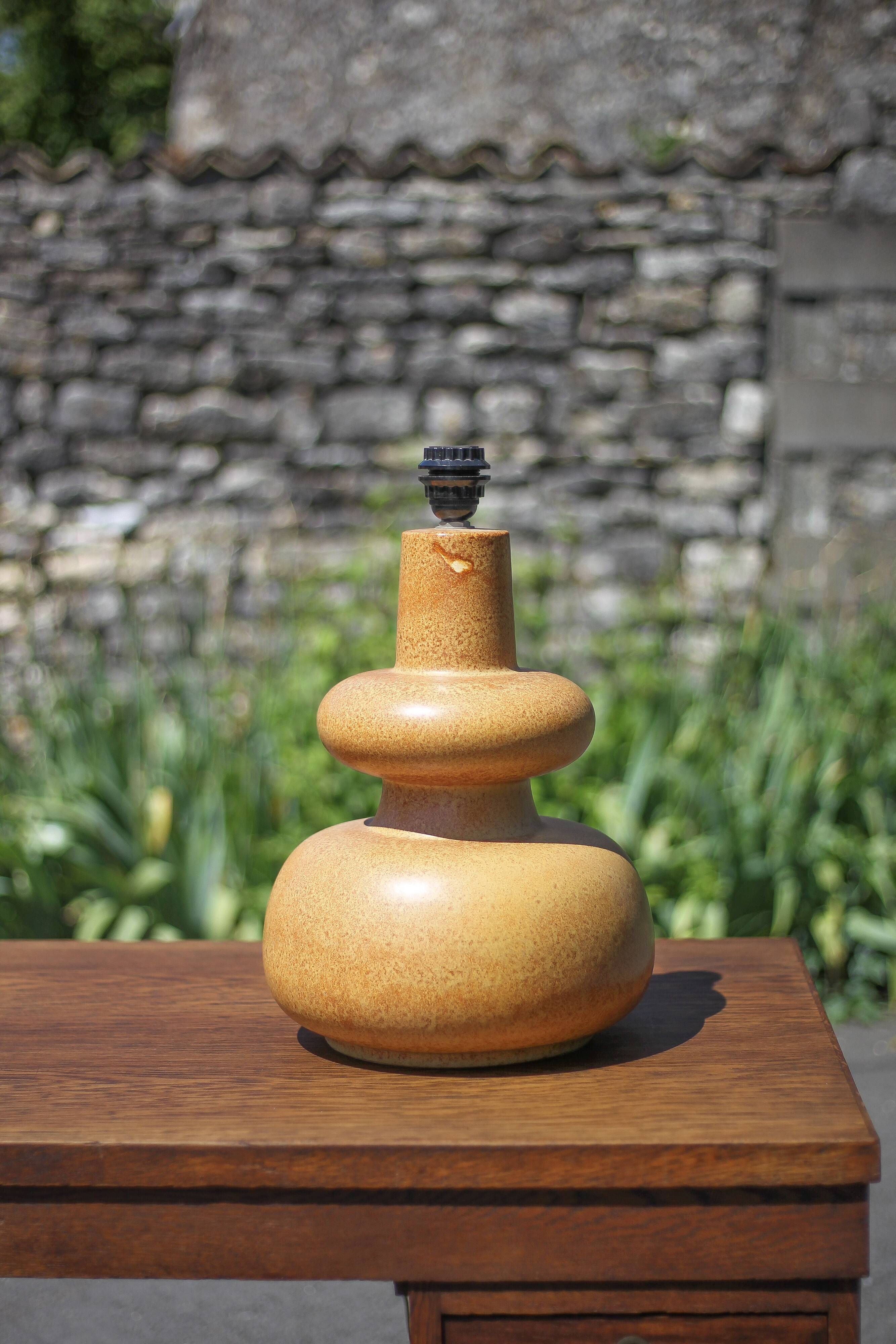 Large ceramic lamp, Vintage floor lamp, ceramic floor lamp