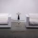 Saratoga armchairs by Lella and Massimo Vignelli for Poltronova