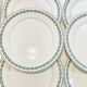 6 plates Sarreguemines Nobilis decoration crown