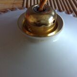 White opaline hanging lamp