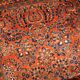 Handmade antique Persian Sarouk rug 3.3' x 5.4' (100cm x 164cm) 1920s - 1B695