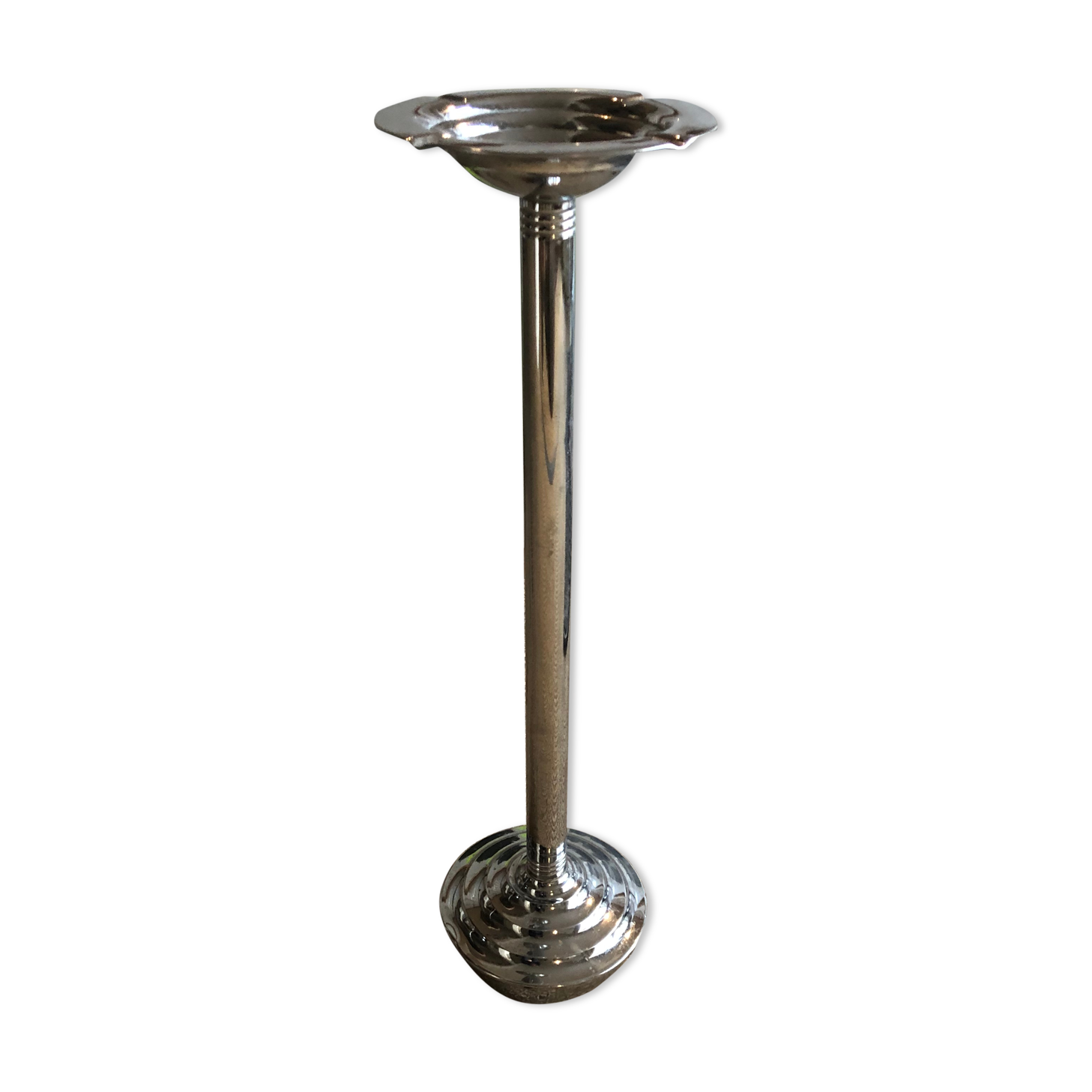 vintage chrome culbuto ashtray