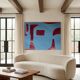 Contemporary abstract "quiet geometry"