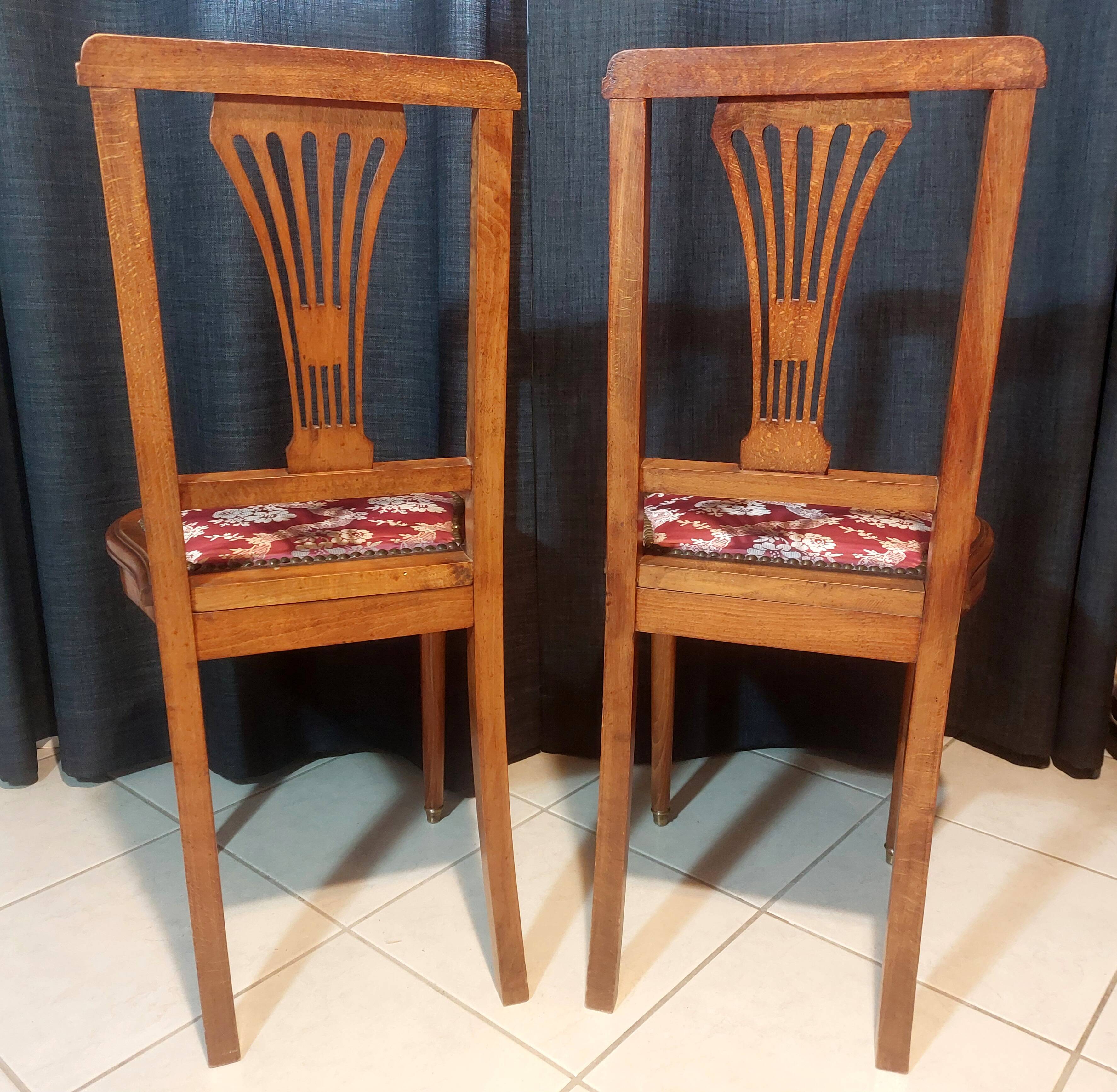 Pair of art deco chairs