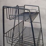 Display metal store shelves