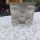 Suspension Vintage Aluminium et Verres