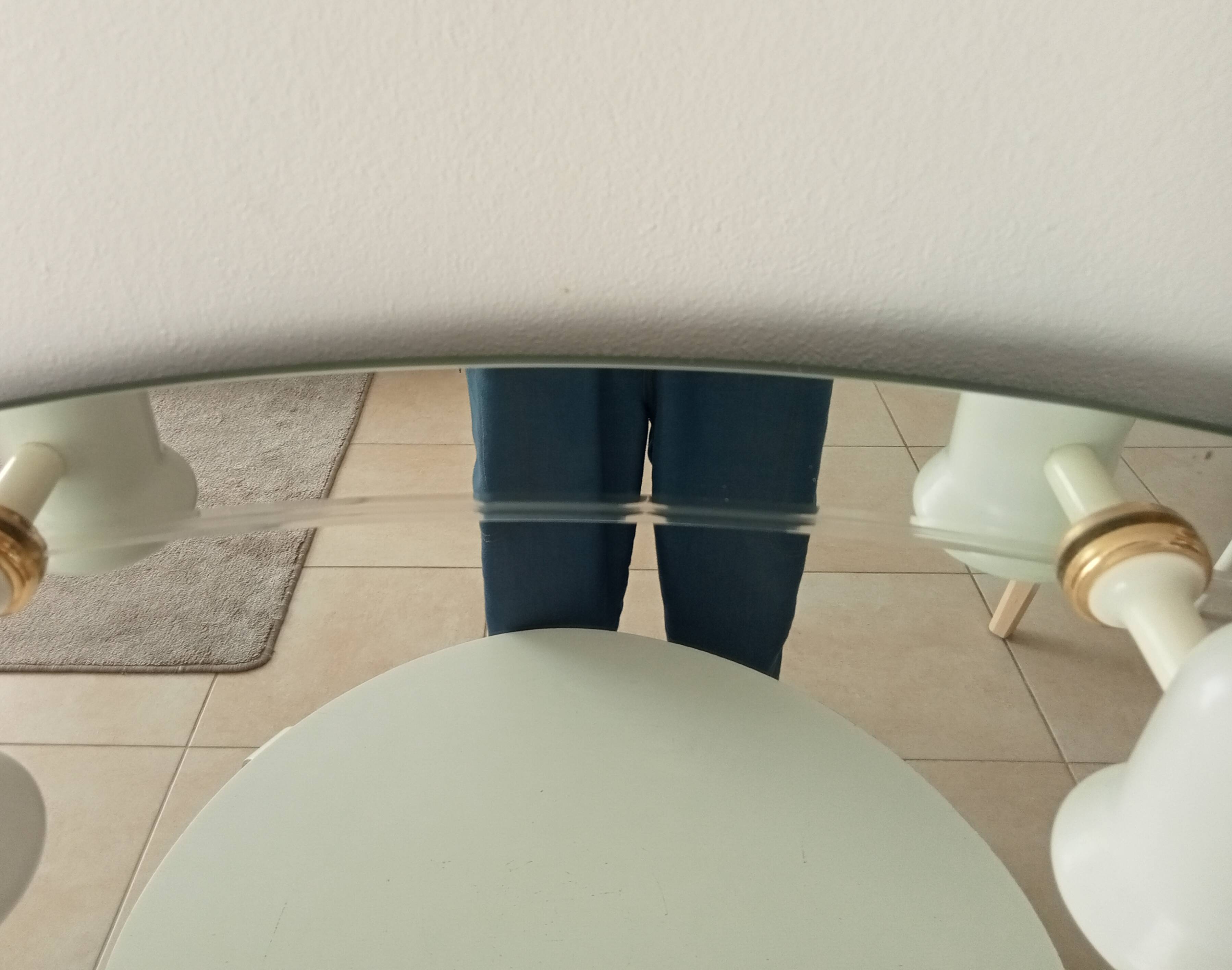 Vintage 90s illuminated mirror