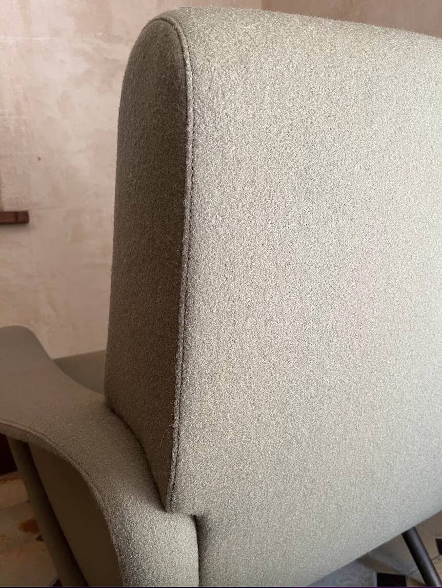 Marco Zanuso "Lady chair" from the 1970s (restored with Kvadrat wool fabric)