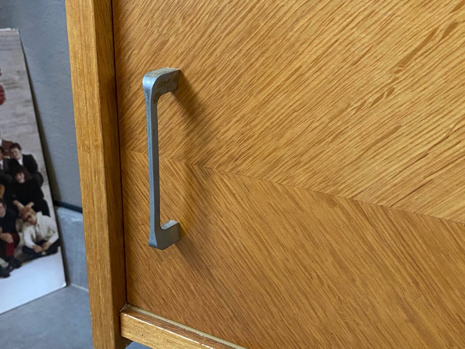 Vintage wooden sideboard (shallow)