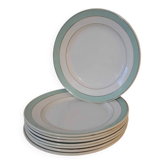 Lot de 8 assiettes Badonviller