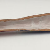 Virgin in polychrome enameled earthenware, 20th century