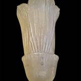 Barovier Toso large Murano glass wall lamp, Italy 1980s