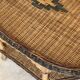 Vintage rattan coffee table – 1970s Riviera spirit