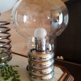 Ingo Maurer chromed bulb lamp