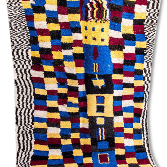 Tapis laine fait main authentique Azilal, 225x123