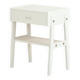 Scandinavian bedside table painted in white
