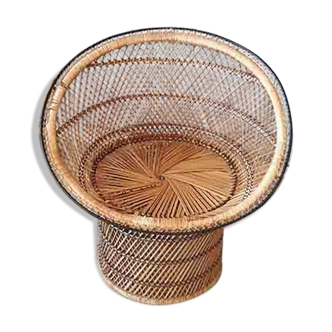 Armchair in rattan