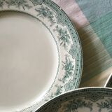 Set of flat plates Roses Mousses