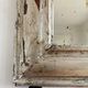Antique French Louis Philippe silvered giltwood mirror – late 19th century