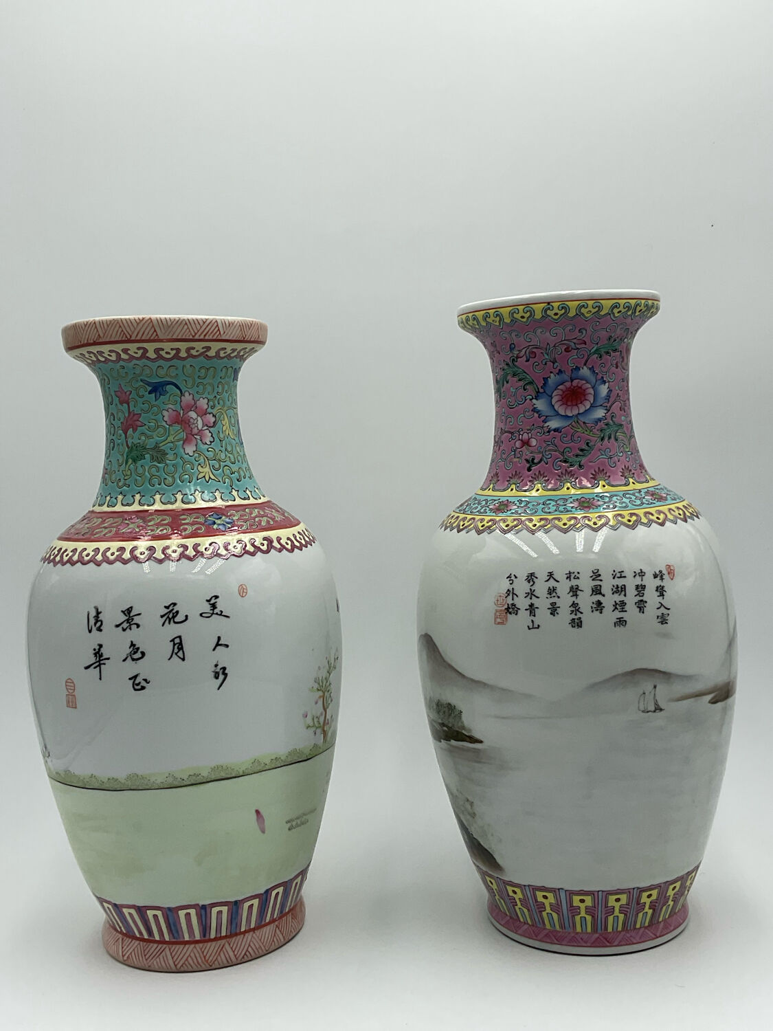 Chinese porcelain vases