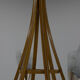 Mid-Century Wood & Glass Chandelier by Dřevo Humpolec, 1960s