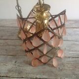 Hanging lamp with stamps