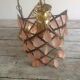 Hanging lamp with stamps