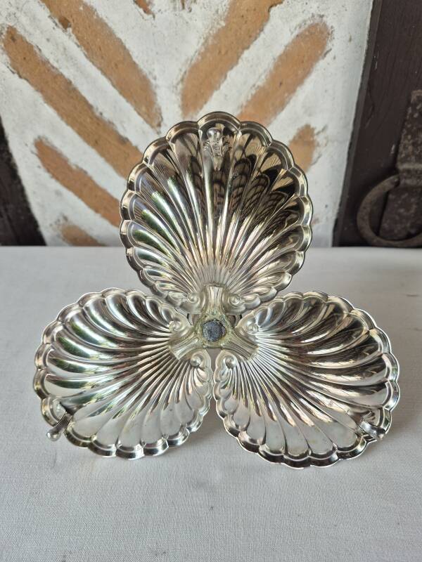 Silver-plated servant