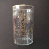 High crystal and gilding glass - Late 18th century early 19th