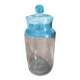 Cotton jar glass Ravenhead with cap