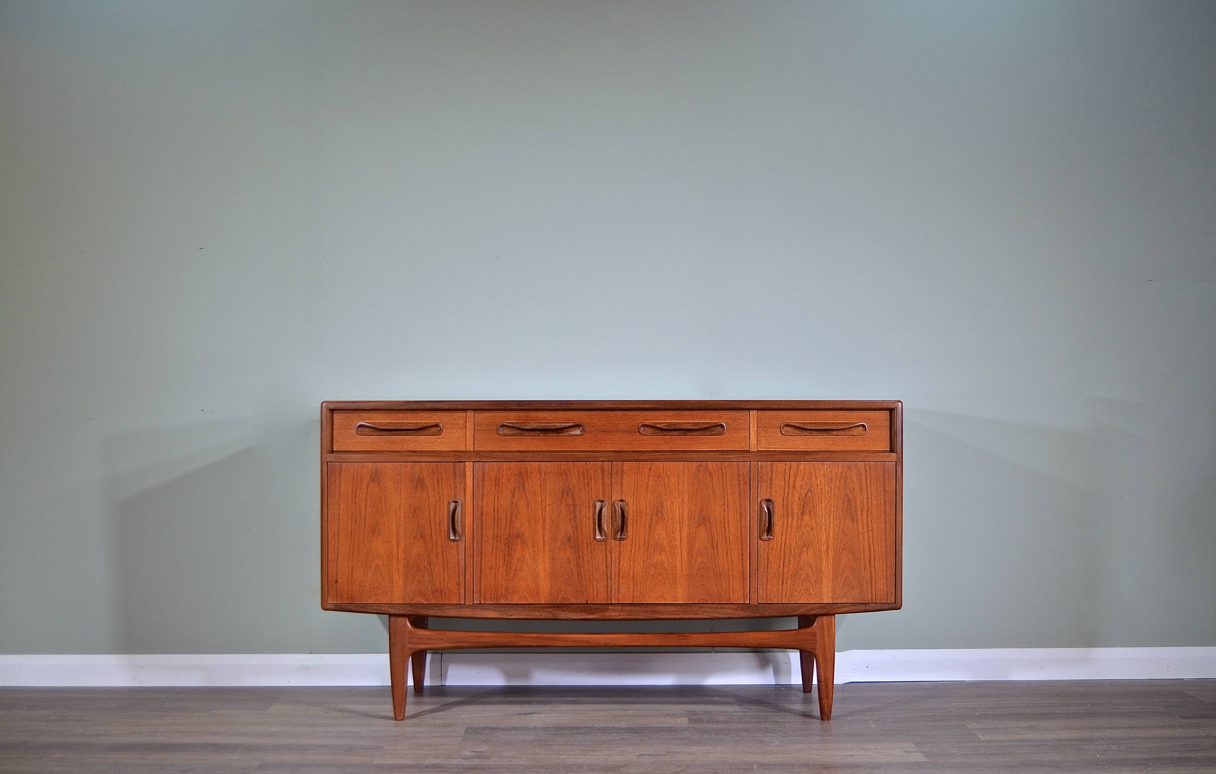 Vintage Midcentury G Plan 'Fresco' Sideboard In Afromosia And Teak.