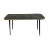 Vintage coffee table with gold motifs