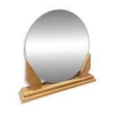 Miroir à poser en chêne 1950