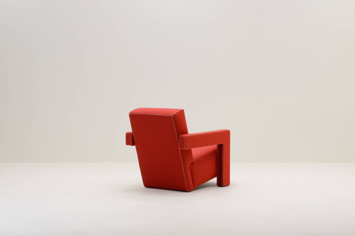 “Utrecht” chair by Gerrit Rietveld for Cassina, 1990s Italy.