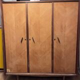 1960s wooden wardrobe