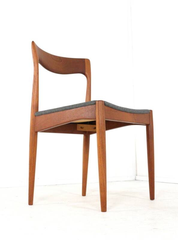 Ensemble de 6 chaises Arne Vodder pour Vamo Møbelfabrik - design danois en teck