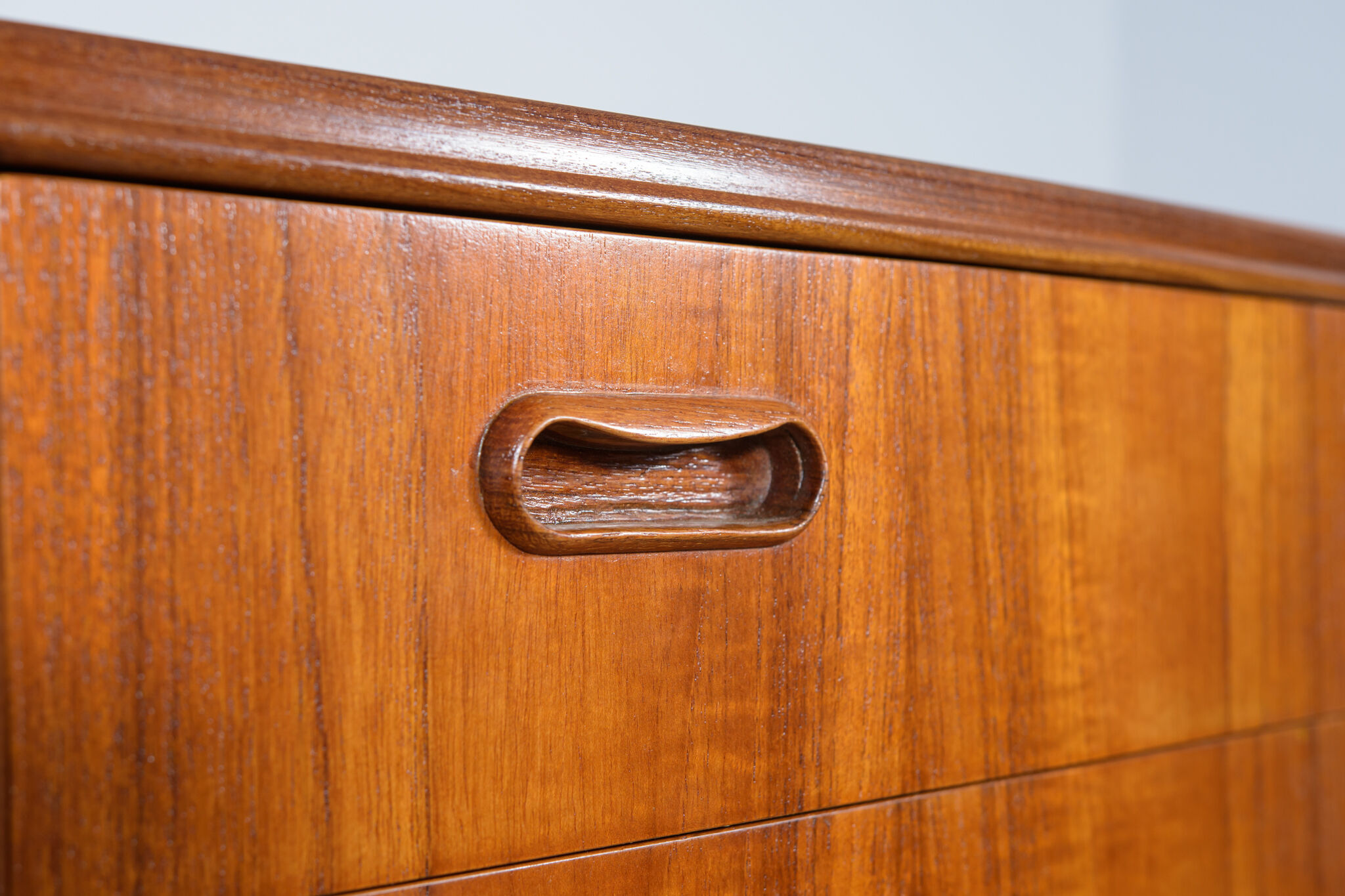 Mid-Century teak chest of drawers by Poul Jessen for PMJ Viby, 1960s
