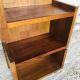Vintage straight wall shelf, Scandinavian teak style, Circa 70's