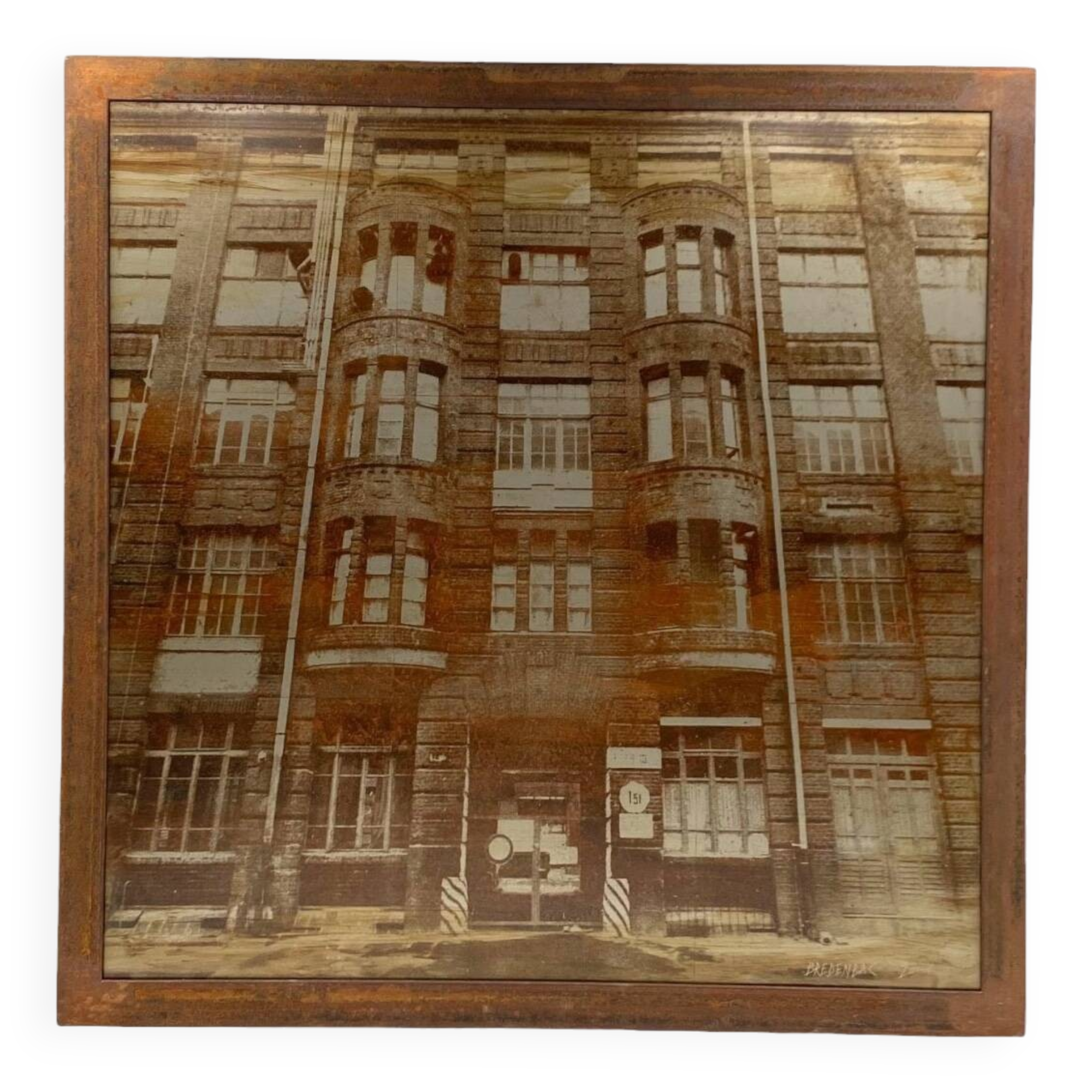 Jean-Pascal Bredenbac, Photo On Sheet Metal, Mounted On Panel, France 2000's