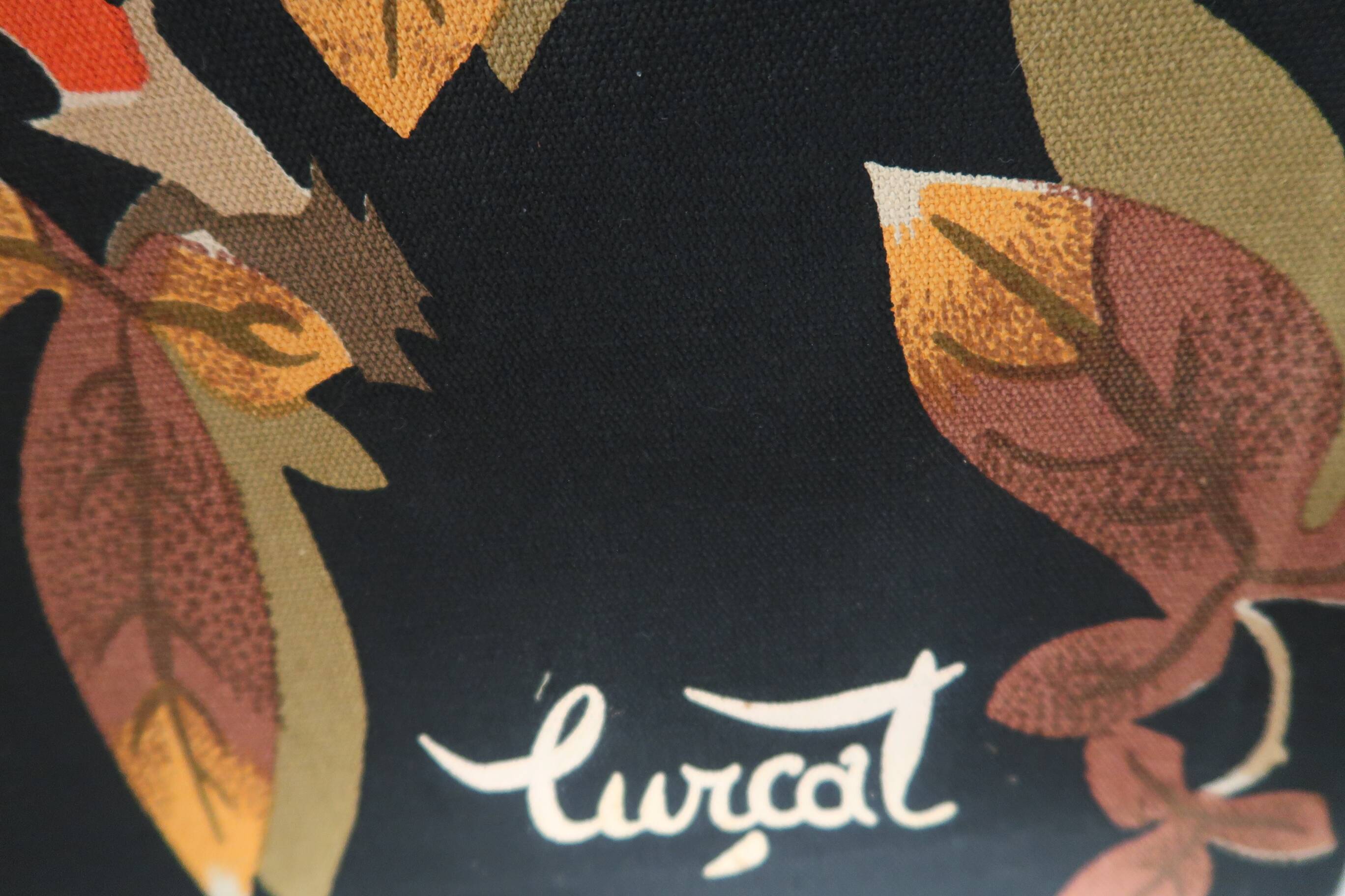 Decorative wall panel printed on canvas by Jean Lurçat "The noisy rooster"