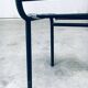 Postmodern sandows chairs attributed to rene herbst for ecart international, 1980s, set of 6
