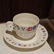 set of 6 Pagnossin ceramic tea cups and saucers from Treviso