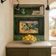 Mid-Century coloured enamelled ceramic tile art panel, Anduze