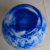 Vase opaline bleue