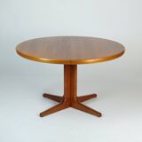 Vintage Teak Esstisch Dining Table Rund Erweiterbar Glostrup Danish Design