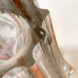 Glass vase signed Pierre D'Avesn, 1940s